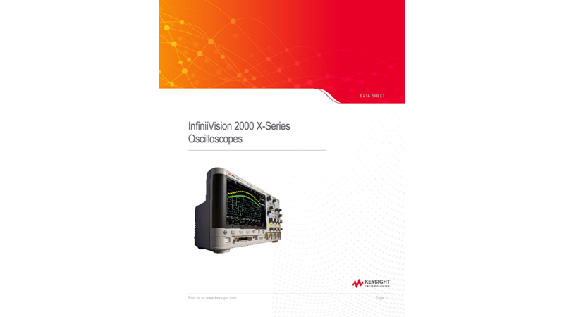 InfiniiVision 2000 X-Series Oscilloscopes
